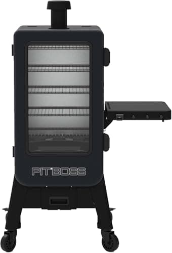 Pit Boss Navigator 3-Series wood pellet vertical smoker with five racks