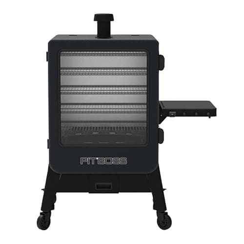 Pit Boss Navigator 6-Series vertical pellet smoker with large racks
