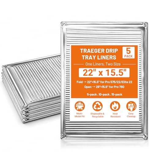 SUNOHE two-size drip tray liners for Traeger Pro 780 and Pro 575