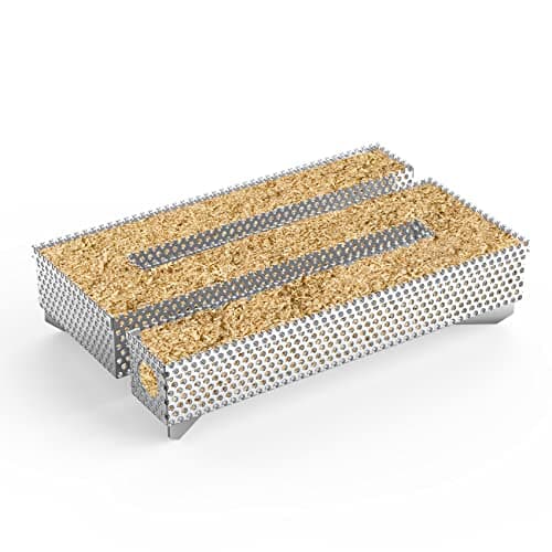 onlyfire 5 by 8 inch stainless pellet maze smoker tray